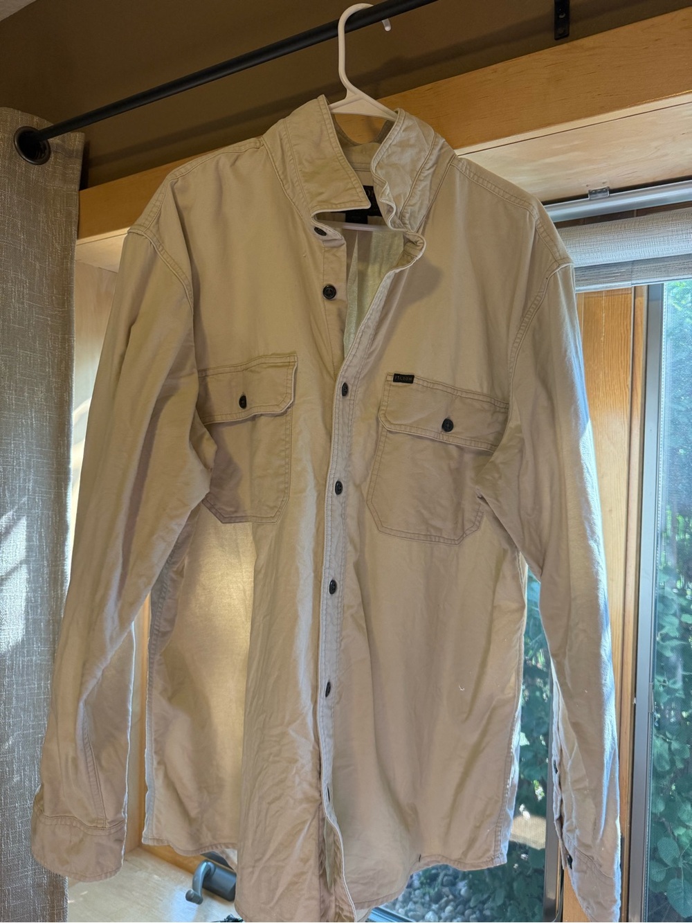 FILSON Men's Lightweight Button-Front Utility Jacket - Cream